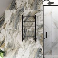 Полотенцесушитель электрический Grota Simple K 430х800 черный Simple K 430х800 RAL9005 EL — фото 3, Электрические полотенцесушители