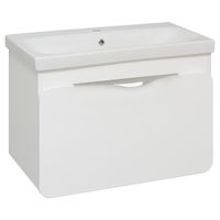 Тумба подвесная SKANDI 80 /белая/ AQUA DE MARCO 2080WCSCA/H — фото 2, Тумбы под раковину