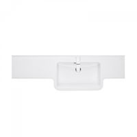 Раковина HOTEL B 129, правая, белая 1A709931PI01P — фото 1, Раковины подвесные