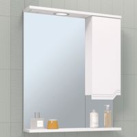 Зеркальный шкаф VIKTORIA 60 /правый/ AQUA DE MARCO 1060CVIC/R — фото 1, Зеркальные шкафы в ванную