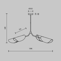Товар: Подвесной светильник Maytoni MOD225PL-04B - фото 11 Подвесной светильник Maytoni MOD225PL-04B — фото 11, Подвесные светильники