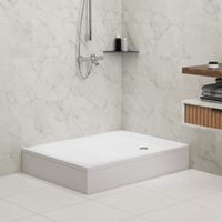 Душевой поддон прямоугольный RGW STYLE 90x100, белый, арт-16180290-11 — фото 6, Акриловые душевые поддоны