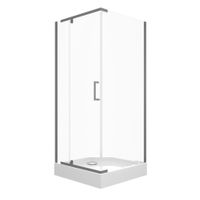 ДО "Терра-Графит", 90х90, квад. низ. подд. (3 места+сифонD90мм) арт-Щ0000073935 — фото 1, Квадратные душевые уголки