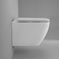 Унитаз подвесной Grossman Thin Rim GR-5603S (520х365х345) тонкий ободок,белый с тонкой крышкой,микролифт,1 место — фото 9, Подвесные унитазы