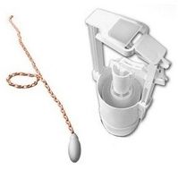 Механизм слива GLOBO для высокого бачка с ручкой смыва на цепочке BA014 — фото 1, Слив и канализация