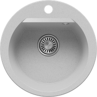 Кухонная мойка Polygran ATOL-460 No314 Светло-серый арт-854765 — фото 1, Кухонные мойки