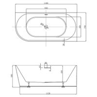 Товар: Акриловая ванна ABBER белая арт-AB9502-1.4 R - фото 9 Акриловая ванна ABBER белая арт-AB9502-1.4 R — фото 9, Акриловые ванны