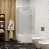 Ограждение VIVA90B N душевое Ceruttispa без поддона (90x90x195) — фото 191, Прямоугольные душевые уголки