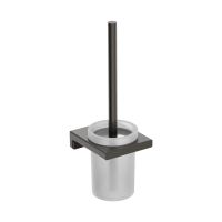 Tivoli Туалетный ершик настенный, матовое стекло, металл арт-AQM7313GM — фото 1, Ершики для унитаза