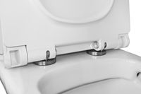 Унитаз-компакт Azario Glory 380х680х812 напольный, безободковый с быстросъемным сиденьем микролифт арт-AZ-49 — фото 6, Напольные унитазы