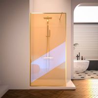 Душевая перегородка Veconi Korato KR-81GC, 700x2000, брашированное золото, хамелеон KR81GС-70-09-C8 — фото 1, Душевые перегородки