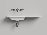 Раковина столешница ONDA EDGE ROUND арт-14022051MN — фото 1, Раковины подвесные