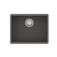 Кухонная мойка Lemark SINARA 540-U подстольного монтажа из кварцгранита, Серый шёлк арт-9910077 — фото 3, Кухонные мойки