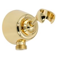 RICAMBI CLASSIC Держатель для лейки cо штуцером, 1/2", золото 32571 — фото 1, Держатели для душа