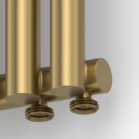 Отопительный радиатор Сунержа Эстет-1 EU50 правый 1200х225 5 секций Золотой шёлк арт-32-0311-1205 — фото 1, Радиаторы отопления