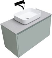 Тумба под раковину Allen Brau Fantasy 100 1.11004.PWM папирус матовый — фото 8, Тумбы под раковину