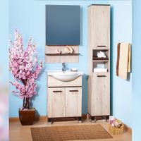 Товар: Зеркальный шкаф Бриклаер ТЕХАС 60 см, кантри/венге 4620750416102 - фото 4 Зеркальный шкаф Бриклаер ТЕХАС 60 см, кантри/венге 4620750416102 — фото 4, Шкафы для ванной