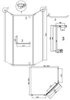 Товар: Душевое ограждение Grossman Pragma (100х100х195) трапеция,распашная,черный матовый,стекло тонированное, 1 место арт-302.K33.03.1010.21.10 - фото 10 Душевое ограждение Grossman Pragma (100х100х195) трапеция,распашная,черный матовый,стекло тонированное, 1 место арт-302.K33.03.1010.21.10 — фото 10, Душевые уголки трапеция