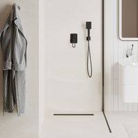 Товар: Лоток душевой, сифон 360, комбинированный затвор, перфорированная решетка, 600мм, черный, IDDIS, арт-975B6BL20DZ - фото 2 Лоток душевой, сифон 360, комбинированный затвор, перфорированная решетка, 600мм, черный, IDDIS, арт-975B6BL20DZ — фото 2, Душевые лотки