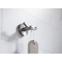 Крючок двойной Timo Saona 13012/13 никель — фото 2, Крючки для полотенец