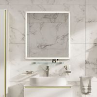 Зеркало Allen Brau Activity 90 папирус матовый/олива браш арт-1.340028.PWM — фото 4, Зеркала в ванную комнату