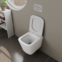 Унитаз подвесной безободковый D&K Berlin , белый арт-DT1436016 — фото 3, Подвесные унитазы