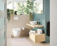 Stand Столешница подвесная 90 см светлый дуб VITRA арт-66635 — фото 1, Столешницы под раковину