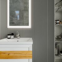 Комплект мебели для ванной Бриклаер БЕРЛИН 60BD, белый — фото 6, Комплекты мебели для ванной