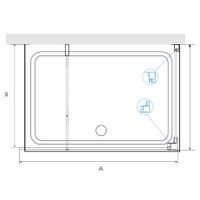 Душевой уголок RGW WA-005 (WA-002+Z-050-2) 800x800 35100588-11 — фото 1, Душевые уголки