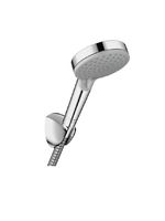 Душевой набор, Hansgrohe, Vernis Blend, размер душевого диска, мм-100, форма лейки-круглая, количество режимов-2, держатель для душа-есть, шланг-есть, длина шланга, мм-1600, цвет-хром арт-26273000 — фото 1, Душевые гарнитуры на штанге