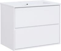 Тумба под раковину Aquanet Милан 85 белый глянец арт-00339967 — фото 9, Тумбы под раковину