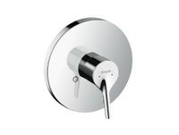 Смеситель для душа, Hansgrohe, Talis S, тип открывания воды-рычажный, монтаж-вертикальный встраиваемый (настенный), отверстия для монтажа-1, внутренняя часть-необходимо заказать, цвет-хром арт-72606000 — фото 1, Смеситель для душа
