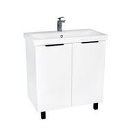 Тумба под раковину VIANT БЕРЛИН 80 напольная белый арт-VBER80MDBEL-T2ST — фото 10, Тумбы под раковину