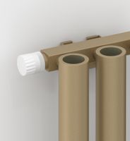 Отопительный радиатор Сунержа Кумир-0 EU50 левый 500х400 6 секций Матовая шампань арт-022-0350-5006 — фото 1, Радиаторы отопления