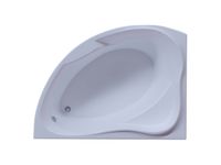 Акриловая ванна Aquatek Альтаир 158x119 асимметричная, левая, с каркасом, без гидромассажа арт-ALT160-0000005 — фото 3, Акриловые ванны