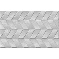 Плитка настенная Нова серый низ 04 25х40 (1,4м2/75,6м2/54уп) (рельеф) арт-010100001574 — фото 1, Керамическая плитка