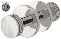 Вешалка Вешалка Сунержа Каньон двойная (для модели Хорда) Чёрный хром арт-01-2010-0004 — фото 2, Крючки для полотенец