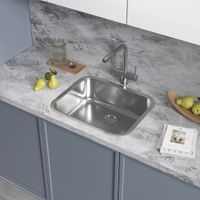 Кухонная мойка Reflexion Orta полированная сталь арт-RX2454SS — фото 6, Кухонные мойки