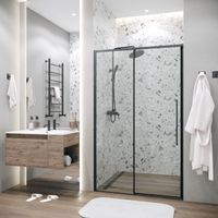 Товар: Дверь в нишу Grossman Galaxy 100.K33.01.100.21.00 (100х195) черный матовый,стекло прозрачное,раздвижная, 1 место - фото 2 Дверь в нишу Grossman Galaxy 100.K33.01.100.21.00 (100х195) черный матовый,стекло прозрачное,раздвижная, 1 место — фото 2, Раздвижные душевые двери