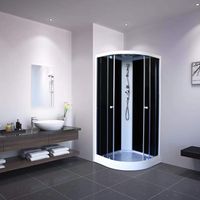 Ограждение VIVA90B N душевое Ceruttispa без поддона (90x90x195) — фото 86, Прямоугольные душевые уголки