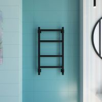 Полотенцесушитель электрический Grota Nosto 430х800 черный Nosto 430х800 RAL9005 EL — фото 3, Электрические полотенцесушители