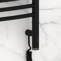 Полотенцесушитель электрический Сунержа Богема 3.1 выгнутая 800х500 МЭМ правый Матовый чёрный 31-6003-8050 — фото 2, Электрические полотенцесушители