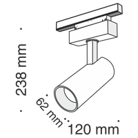 Трековый светильник Technical TR019-2-15W3K-B — фото 6, Трековые светильники