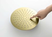 Товар: AQ2073BG круглый верхний душ 250*2 мм, шлиф. золото - фото 7 AQ2073BG круглый верхний душ 250*2 мм, шлиф. золото — фото 7, Верхние души