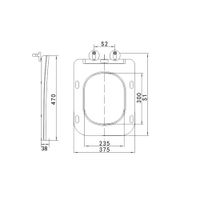 Сиденье для унитаза Grossman GR-4440BMS тонкое,черное матовое,1 место арт-49GR40BMS — фото 4, Сиденья для унитаза