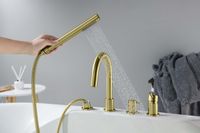 Товар: AQ1348BG ЕВРОПА смеситель на борт ванны на 4 отв., шлиф. золото - фото 8 AQ1348BG ЕВРОПА смеситель на борт ванны на 4 отв., шлиф. золото — фото 8, Смесители на борт ванны