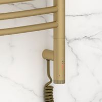 Полотенцесушитель электрический Сунержа Богема 3.1 выгнутая 600х500 МЭМ правый Матовая шампань 022-6003-6050 — фото 2, Электрические полотенцесушители