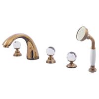 Смеситель Brilliance врезной для ванной, пять отверстий, арт-BRILLIANCE169.5PSM — фото 3, Смеситель для ванны