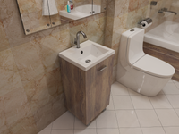 Раковина мебельная и на столешницу Alice 40 арт-4627173210287 — фото 2, Раковины накладные