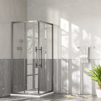 Ограждение душевое ESBANO ESF-90KV-GM
Размер: 90 х 90 х 195 ESOGF90KVGM — фото 1, Квадратные душевые уголки